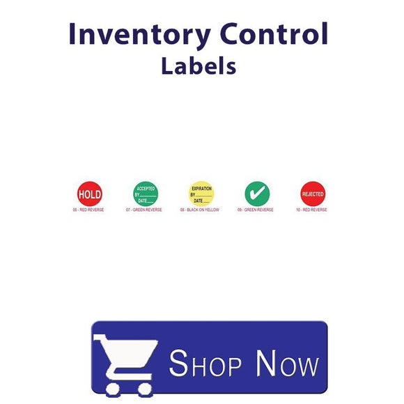 Inventory Control Labels 