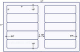 US5599-7'' x 2''-10 up label on a 11'' x 17'' sheet.