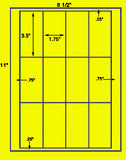 US3042-1 3/4''x3 1/2''-12 up on a 8 1/2" x 11" label sheet.