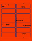 US3180-4''x1 1/3'' # 5162 on a 8 1/2"x11" label sheet.