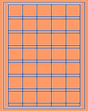 US3709-1 1/2''Sq. Price 35 up on a 8 1/2" x 11" label sheet