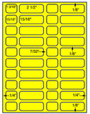 US3741-13/16''x15/16 -40 up on a 8.5"x11" label sheet.
