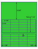 US3746-2 1/16''x11/16''-40 up on a 8 1/2"x11" label sheet.