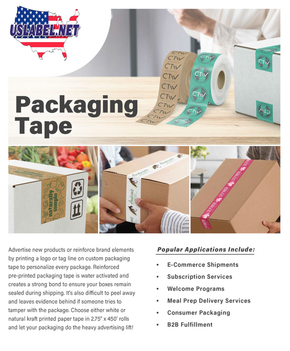 How Custom Printed Packaging Tape Can Improve your Brand Identity