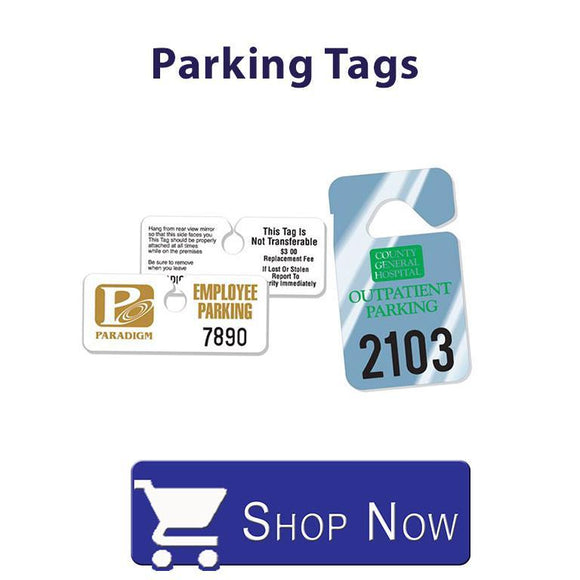 Parking Tags Numbered.