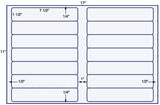 US5841-7 1/2''x1 1/2''-14 up label on a 11'' x 17'' sheet.