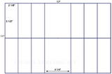 US5861-2 1/8'' x 5' 1/2''-16 up label on a 11''x17''sheet.