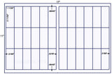 US7046-1 11/32''x3 11/32''-18 up label on a 11''x17''sheet.
