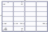US7120-4''x1 3/4''-24 up label on a 11'' x 17'' sheet.