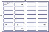 US7160-3 1/2''x1 1/2''-28 up label on a 11'' x 17'' sheet.