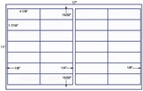 US7230-4 1/8''x1 7/16''-28 up label on a 11'' x 17''sheet.