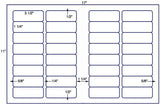 US7381-3 1/2''x1 1/4''-32 up label on a 11'' x 17'' sheet.