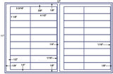 US7401-3 3/16''x1 1/8''-36 up label on a 11'' x 17''sheet.
