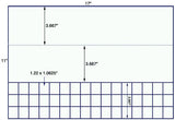 US7522-1.22''x1 1/16''-48 up label on a 11'' x 17'' sheet.