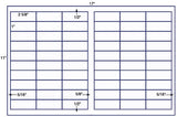 US7600-2 5/8'' x 1''-60 up label on a 11'' x 17''sheet.