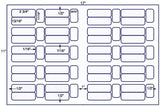 US7661 - 2 3/4'' x 13/16'' - 60 on a 11'' x 17'' sheet.