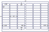 US7707-2 5/8''x7/8''-66 up label on a 11'' x 17'' sheet.