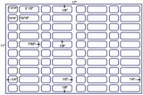 US7741-1 3/16''x15/16' W/other labels on a 11''x17'' sheet.