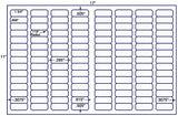 US7884-1 3/4''x2/3''-120 up label on a 11'' x 17'' sheet.