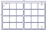 US7064-2 3/4''x2 1/2''-24 up label on a 11'' x 17'' sheet.