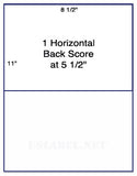 1,000 Uncoated White Matte Inkjet or Laser sheets with Permanent adhesive