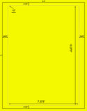 US1075 - 7.375" x 10.375" label on a 8 1/2" x 11" sheet.