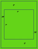 1,000 Fluorescent Green Laser Only sheets with Permanent adhesive