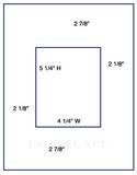 1,000 Uncoated White Matte Inkjet or Laser sheets with Permanent adhesive