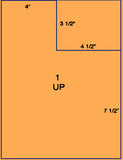 US1120 - 4 1/2'' x 3 1/2'' on a 8 1/2" x 11" label sheet.