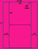 US1208-5.5''x5.5''-2 up sq. on a 8 1/2" x 11" label sheet.