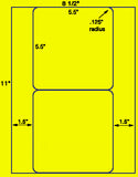 US1208-5.5''x5.5''-2 up sq. on a 8 1/2" x 11" label sheet.