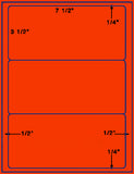US1280-3 up 7 1/2''x3 1/2''on a 8 1/2" x 11" label sheet.