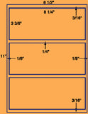 US1319-8.25'' x 3.375''-3 up on a 8 1/2" x 11" label sheet.
