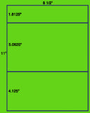 US1361-various size labels on a 8 1/2"x11" label sheet.