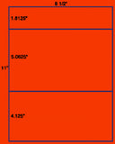 US1361-various size labels on a 8 1/2"x11" label sheet.