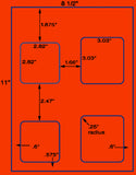 US1503-2 x 2.82"&2 x 3.03" on a 8 1/2" x 11" label sheet.