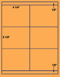 US1661-4 1/4'' x 3 1/3''-6 up on a 8 1/2"x11" label sheet.