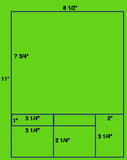 US1823-8 1/2''x7 3/4'',31/4''x 2 1/4''on a 8 1/2"x11" sheet