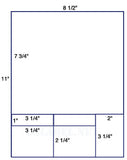 US1823-8 1/2''x7 3/4'',31/4''x 2 1/4''on a 8 1/2"x11" sheet