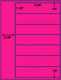 US1840-63/8''x11/2''-7 up on a 8 1/2" x 11" label sheet.