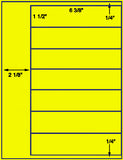 US1840-63/8''x11/2''-7 up on a 8 1/2" x 11" label sheet.