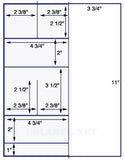 US1844-21/2''x21/2'',33/4"x11"-7up on a 8 1/2" x 11" sheet.