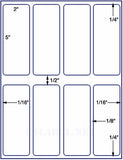 US1860-2''x5''-8 up on a 8 1/2" x 11" label sheet.