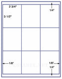 1,000 Uncoated White Matte Inkjet or Laser sheets with Permanent adhesive