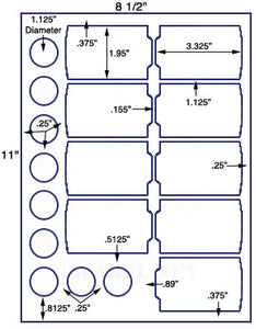 US2017-3.325x1.95&9 x1.125circles on 8 1/2"x11"label sheet.