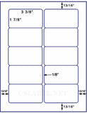 1,000 Uncoated White Matte Inkjet or Laser sheets with Permanent adhesive