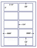 1,000 Uncoated White Matte Inkjet or Laser sheets with Permanent adhesive