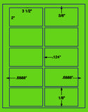 US2021-3 1/2''x2''-10 up on a 8 1/2"x11" label sheet.