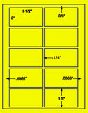 US2021-3 1/2''x2''-10 up on a 8 1/2"x11" label sheet.