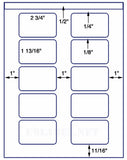 1,000 Uncoated White Matte Inkjet or Laser sheets with Permanent adhesive